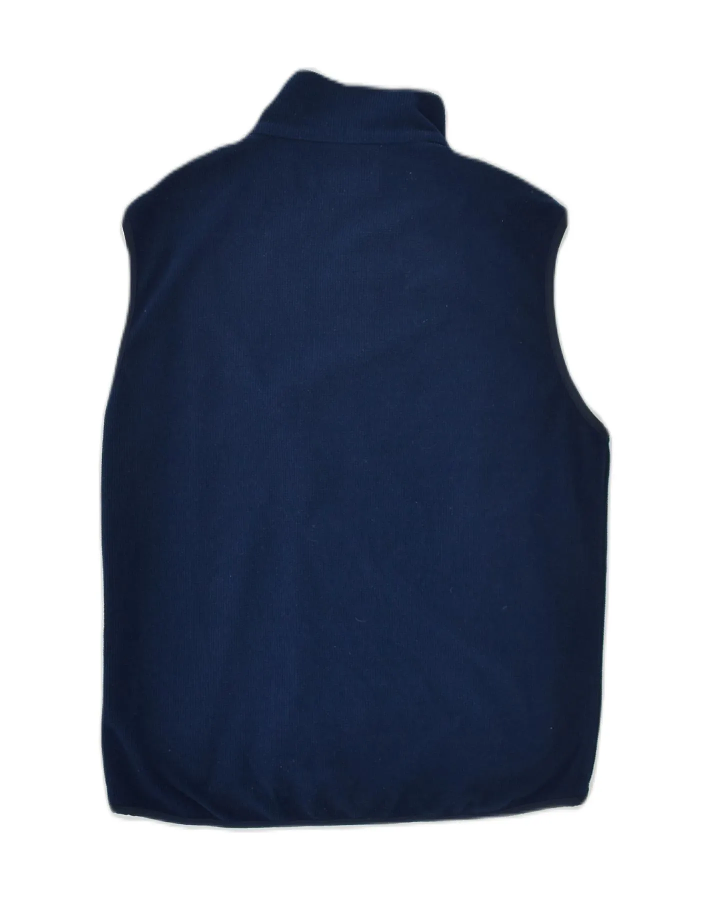 CANADIENS Womens Fleece Gilet UK 14 Medium Navy Blue Polyester